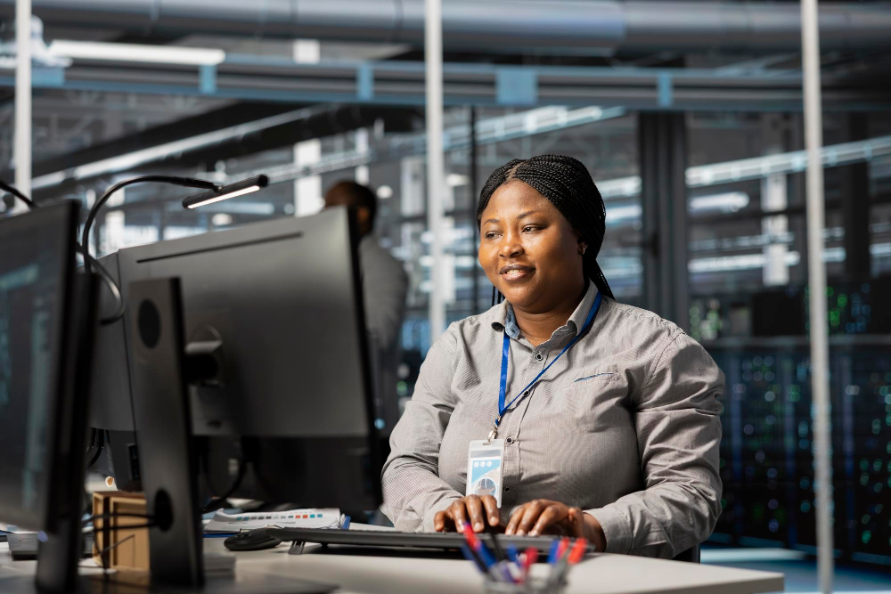 Conseillère technique Vename accompagnant les clients